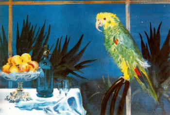 Jorge Apperley : Still Life with Parrot